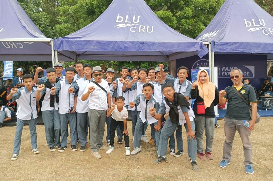Antusias SMK Merdeka Soreang Mengikuti Rangkaian Shell bLU cRU Yamaha Enduro Challenge
