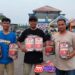 Nassar Lahji (Kanan) Owner Gibran Racing Ditemani Pembalap Andalan (Alam SP) dan Mas Mian Tuner Special BBS Racing