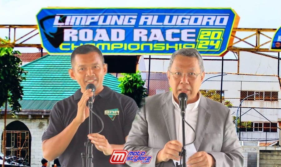 Kanan (Drs.Benyamin Davnie-Walikota Tangerang Selatan)-Support Demi Majunya Dunia Motorsport Tangsel, Ditemani Danbrigkav 1-LA Kolonel Kav Nanak Yuliana