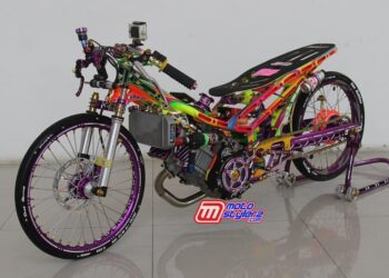 Modifikasi Jupiter MX Konsep Drag Bike