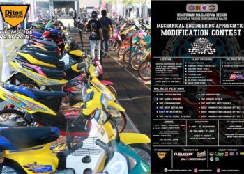 Diton Premium Dukung HMM Fakultas Teknik Unigal Ciamis Gelar Motocontest Perdana