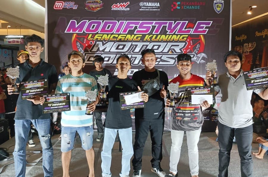 Modifstyle Lancang Kuning (Pekanbaru), Perdana Gelar Motocontest Dibakar Semangat 205 Modifstylerz