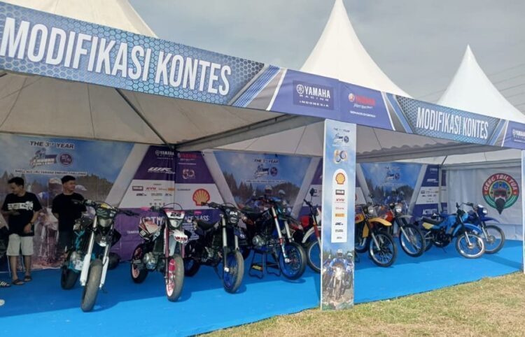 Yamaha Modification Contest Warnai Yamaha Enduro Challenge 2024 Bandung