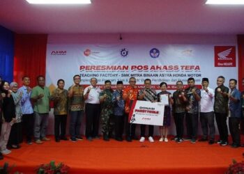 Perkuat Komitmen di Dunia Vokasi, Honda Kembali Resmikan Pos AHASS TEFA di Bekasi