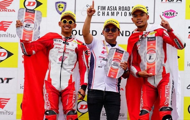 Tunggangi CBR, Astra Honda Borong Podium di ARRC Mandalika