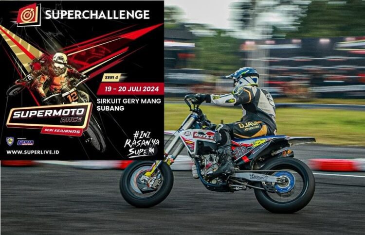 Kejurnas Supermoto Race Seri 4 Kunjungi Sirkuit Gery Mang Subang
