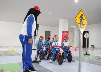 Guru PAUD dan TK di Sumut Kampanyekan Keselamatan Berkendara