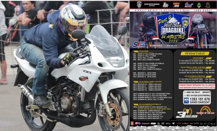 Sumber Production Gelar Putaran 4 West Java Drag Bike (Cimahi)