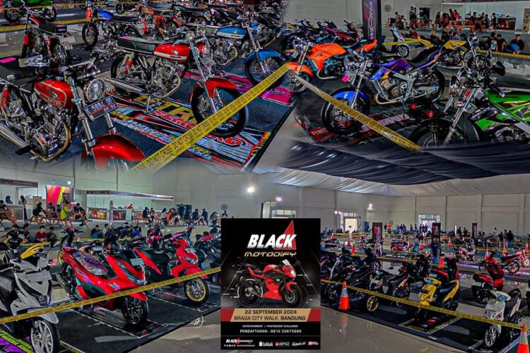 Black Motodify Bandung Hadir Kembali, Dihelat Spesial di Braga City Walk