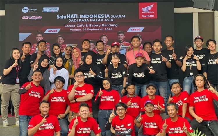 Nobar Seru MotoGP Mandalika 2024 Bareng Komunitas Honda di Bandung