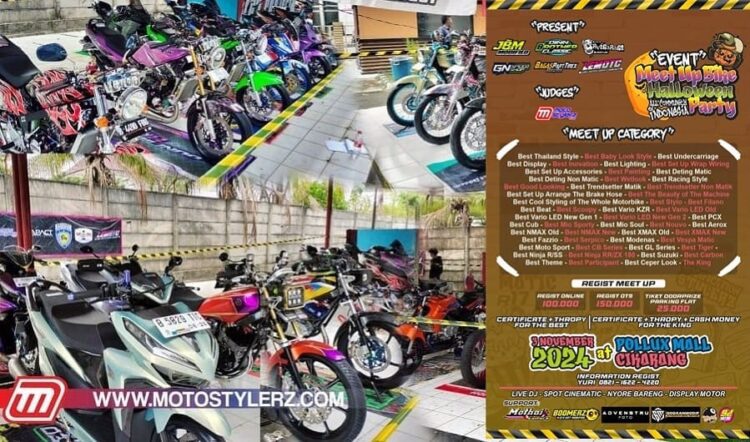 LEMOTC Siap Gelar Meet Up Bike Halloween Party (Cikarang), 3 November 2024