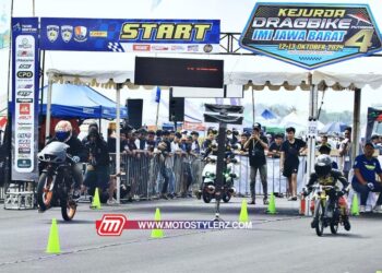 Antusiasme Besar, 457 Stater Semarakan Kejurda Drag Bike Putaran 4 Tasikmalaya
