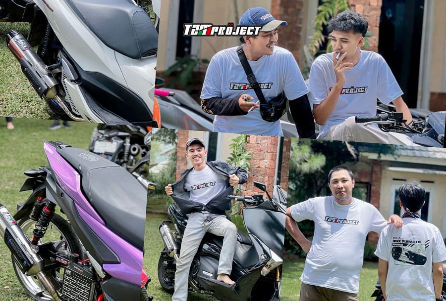 TZM Project Gelar Garhering Bareng Peluncuran Knaalpot NGX Furatto Series