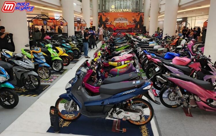 Lemotc Manjakan Modifstylerz Jabodetabek Bareng Meet Up Bike Halloween Party