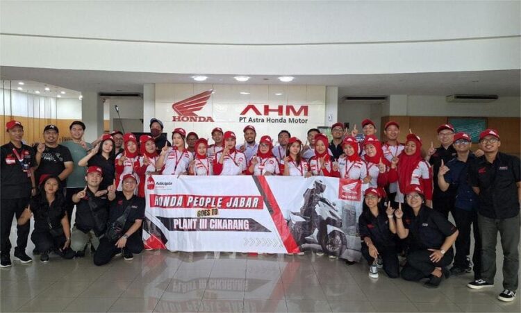 DAM Ajak Frontline People Honda Kunjungi Pabrik Honda di Cikarang