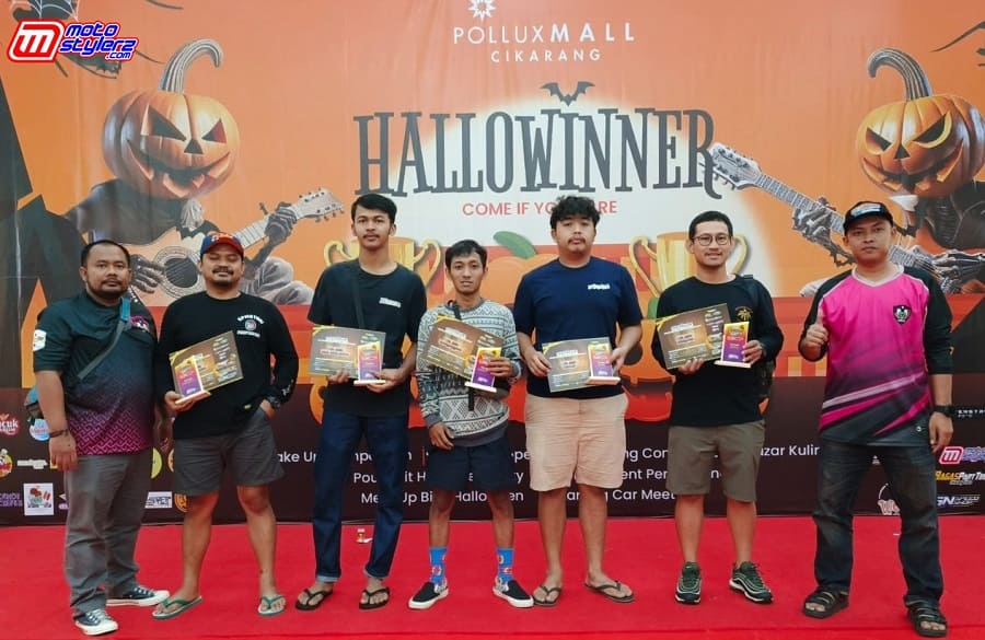 Lemotc Manjakan Modifstylerz Jabodetabek Bareng Meet Up Bike Halloween Party