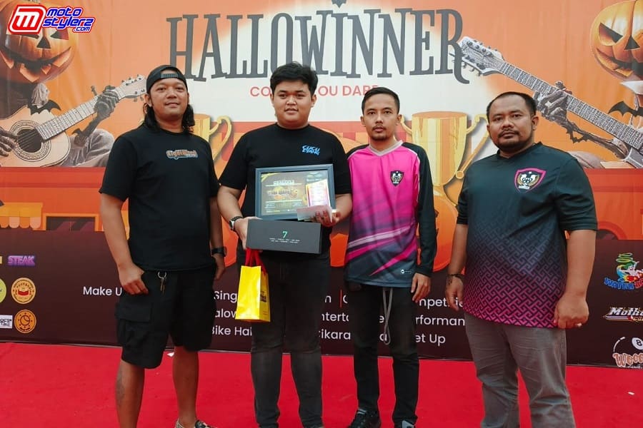 Lemotc Manjakan Modifstylerz Jabodetabek Bareng Meet Up Bike Halloween Party