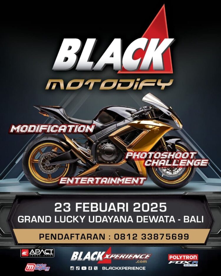 Black Motodify 2025 Menyapa Modifstylerz Bali Bareng Konsep Baru