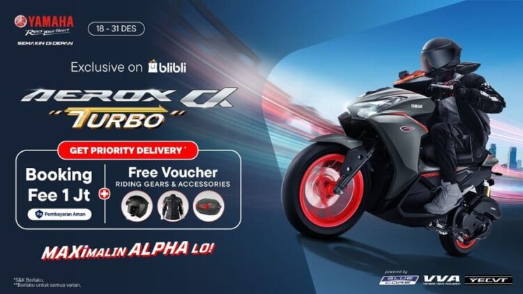 Order Online Aerox Alpha, Dapatkan Promo Eksklusif Riding Gear dan Aksesoris Tingkatkan Lifestyle Berkendara