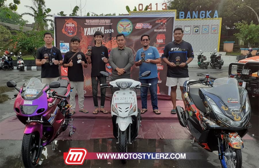 Yakuza Meet Up Motor Bike Modification Style 2024 Pangkalpinang Siap Jadi Agenda Konsiten