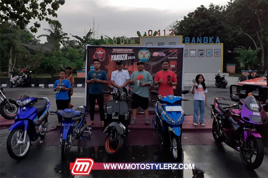Yakuza Meet Up Motor Bike Modification Style 2024 Pangkalpinang Siap Jadi Agenda Konsiten