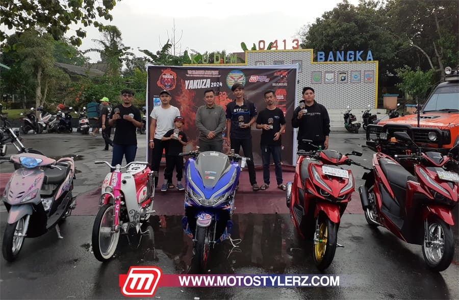 Yakuza Meet Up Motor Bike Modification Style 2024 Pangkalpinang Siap Jadi Agenda Konsiten