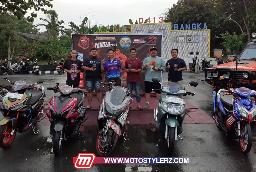 Yakuza Meet Up Motor Bike Modification Style 2024 Pangkalpinang Siap Jadi Agenda Konsiten