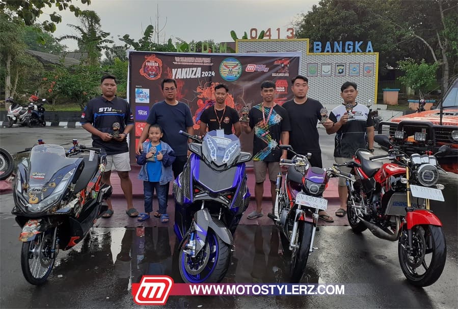 Yakuza Meet Up Motor Bike Modification Style 2024 Pangkalpinang Siap Jadi Agenda Konsiten