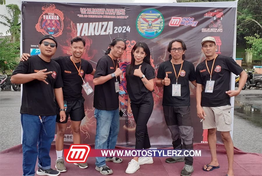 Yakuza Meet Up Motor Bike Modification Style 2024 Pangkalpinang Siap Jadi Agenda Konsiten