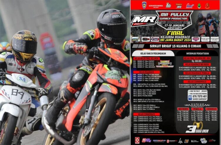 Bareng MR Pulley, Sumber Production Open Road Race Championship 2025 Kembali Menyapa Pembalap Jabar (17-18 Januari)