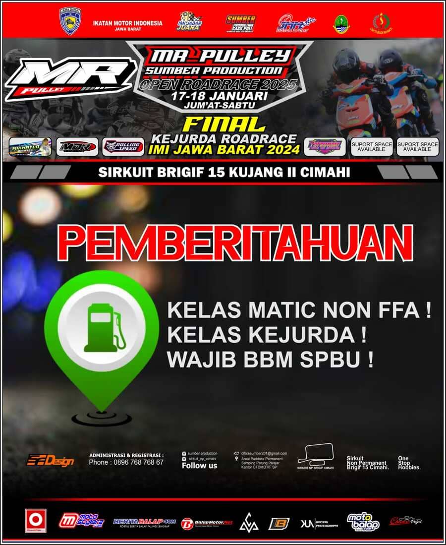 Bareng MR Pulley, Sumber Production Open Road Race Championship 2025 Kembali Menyapa Pembalap Jabar (17-18 Januari)
