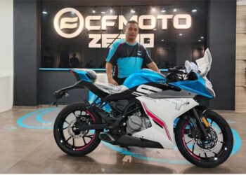CF Moto 250SR & Motor Listrik AE4 Sukses Diperkenalkan IB Motor Group (Bandung)
