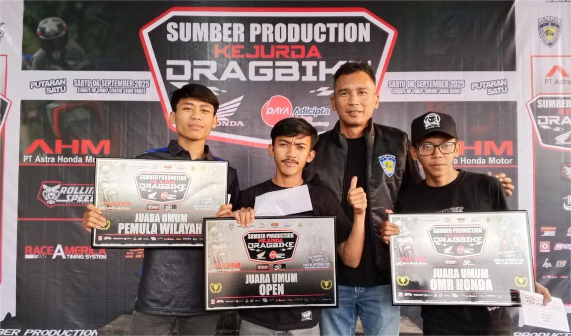 Sumber Production Kejurda Drag Bike 2025 Cimahi Dibuka Mantab Hampir 500 Stater