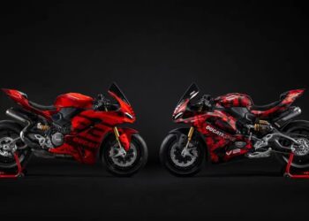 Ducati Panigale V2 Marc Marquez dan Bagnaia Diluncurkan